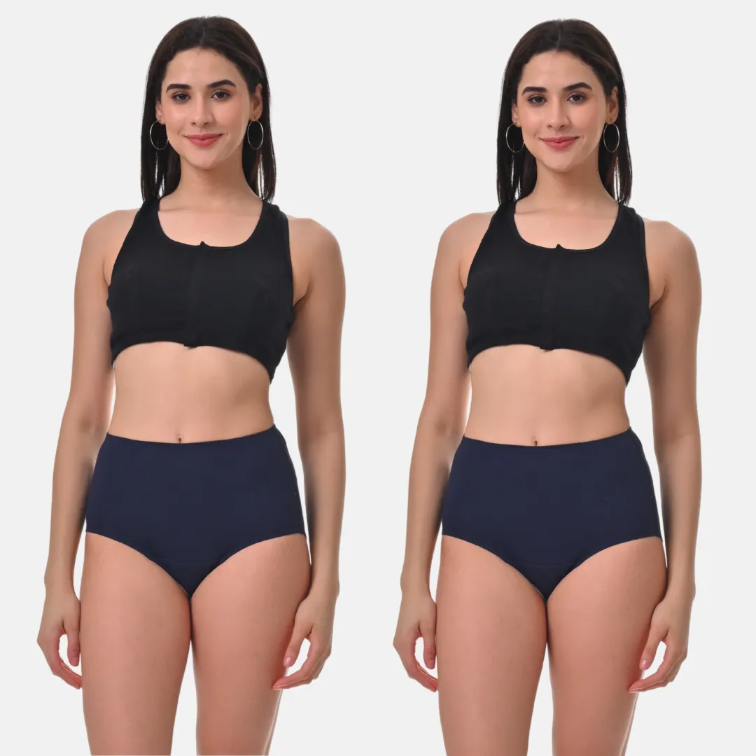Incontinence Underwear | High Waist | Leakproof Crotch | Absorbs 25ml Of Leaks | Washable & Reusable | Pack Of 2 - Image 7