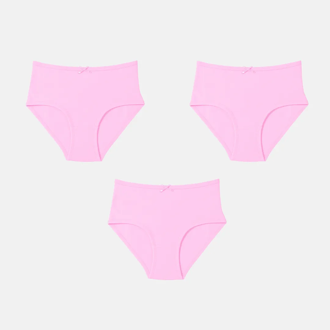 BrZee Hipsters For Teens | Lightweight Cotton-Elastane Fabric | Super Stretchy For Comfort | No Visible Panty Lines | Pack Of 3 - Image 15