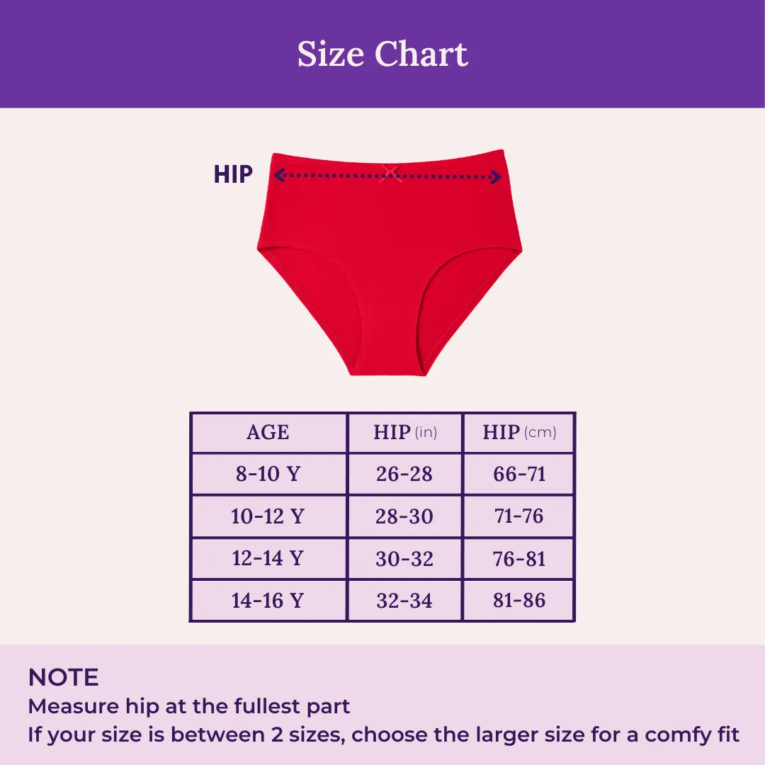 BrZee Hipsters For Teens | Lightweight Cotton-Elastane Fabric | Super Stretchy For Comfort | No Visible Panty Lines | Pack Of 3 - Image 4