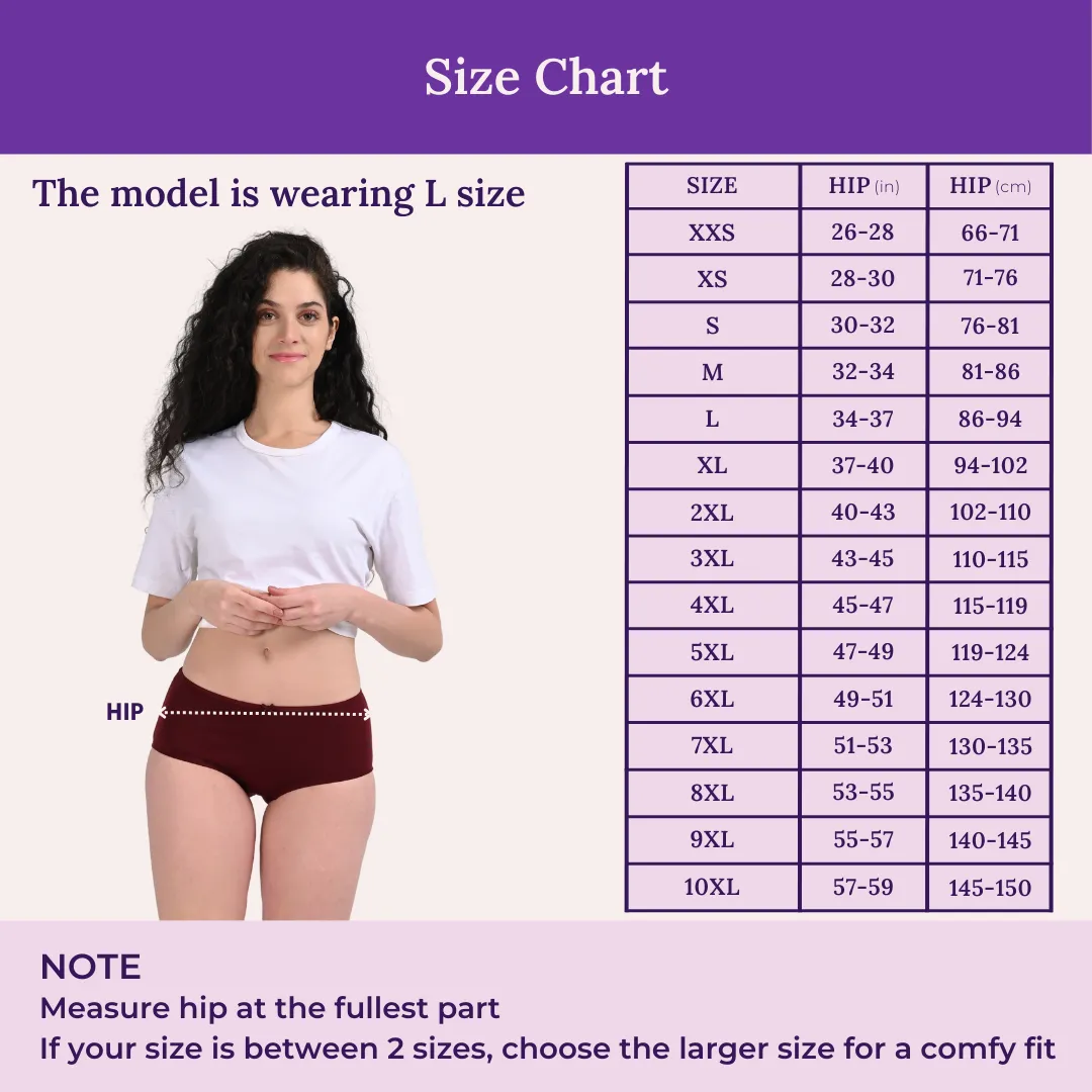 BrZee Hipsters | Lightweight Cotton-Elastane Fabric | Super Stretchy For Comfort | No Visible Panty Lines | Pack Of 3 - Image 4