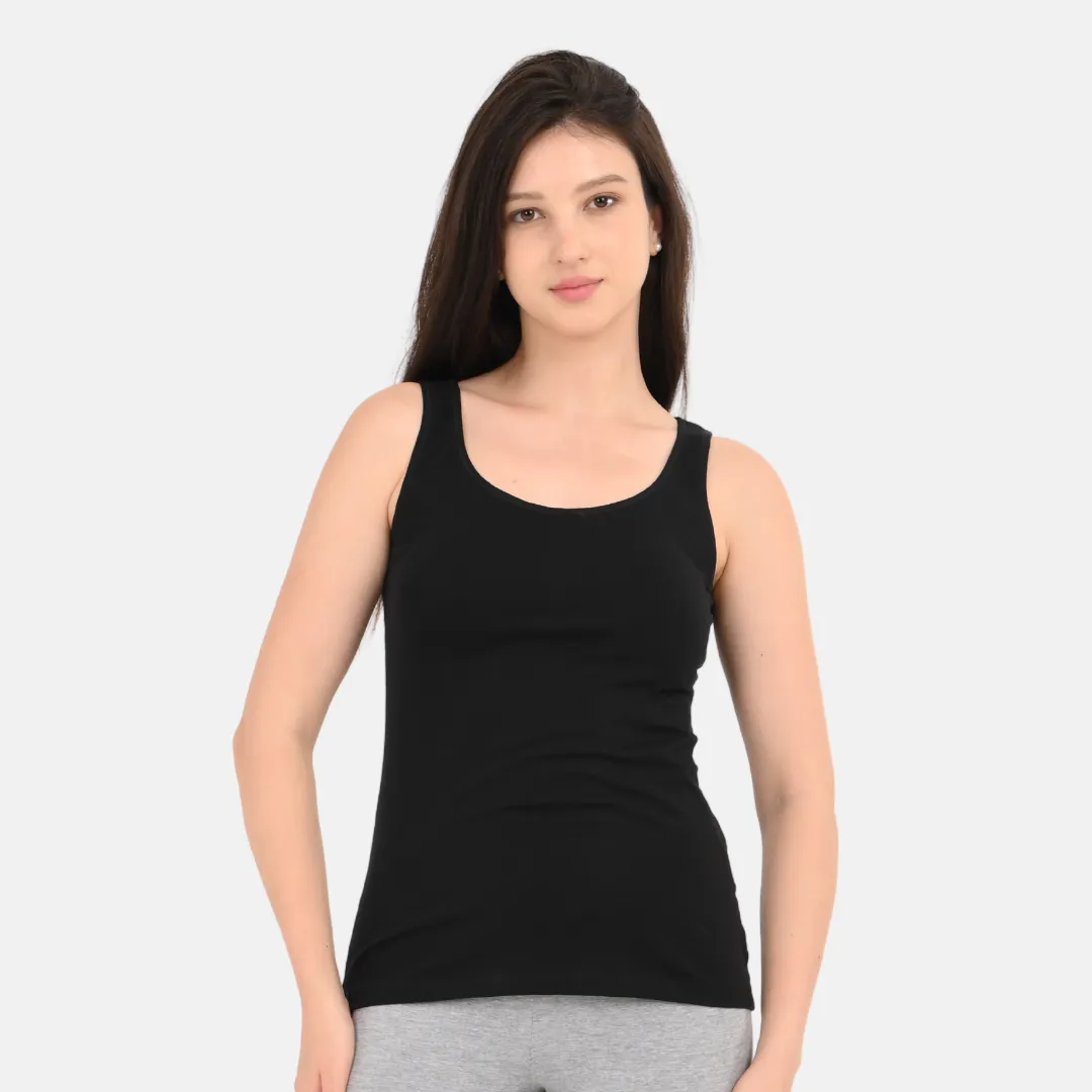 Inner Tank Top | Wide Fabric Shoulder | Round Neckline | Offers Full Coverage - Image 8