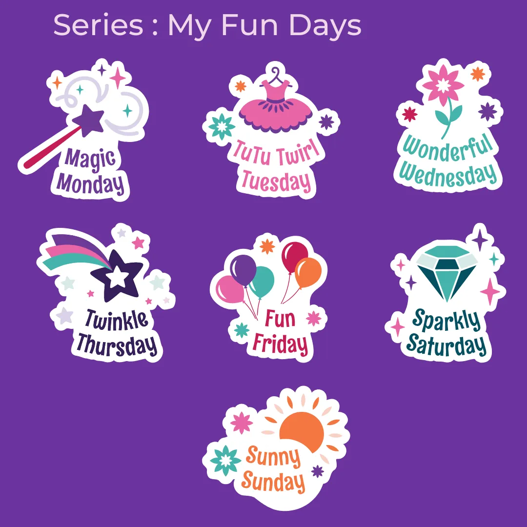 Power Of Choice Kids Panties | Free DIY Iron On Stickers | No Exposed Elastic | Full Hip Coverage | 7 Pack - Image 10