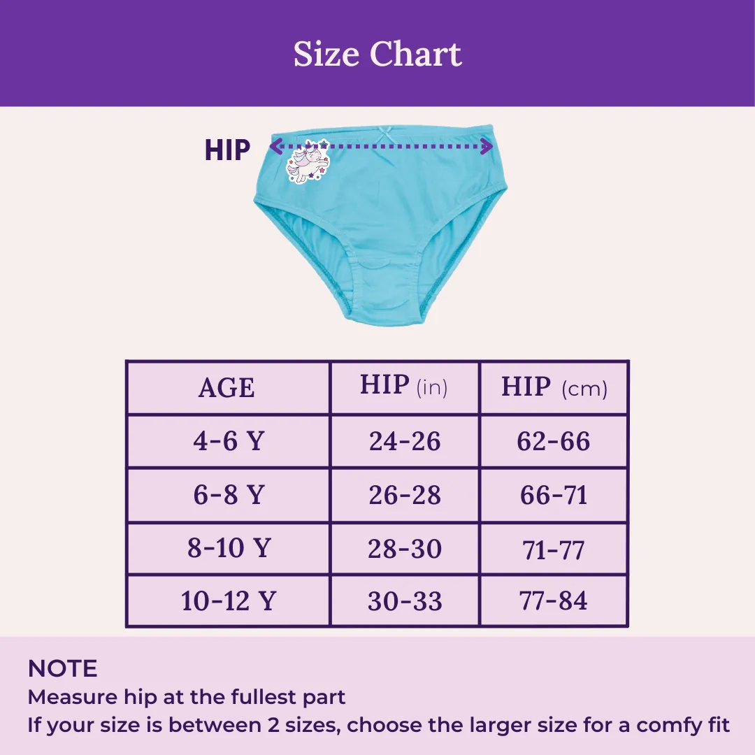 Power Of Choice Kids Panties | Free DIY Iron On Stickers | No Exposed Elastic | Full Hip Coverage | 7 Pack - Image 3