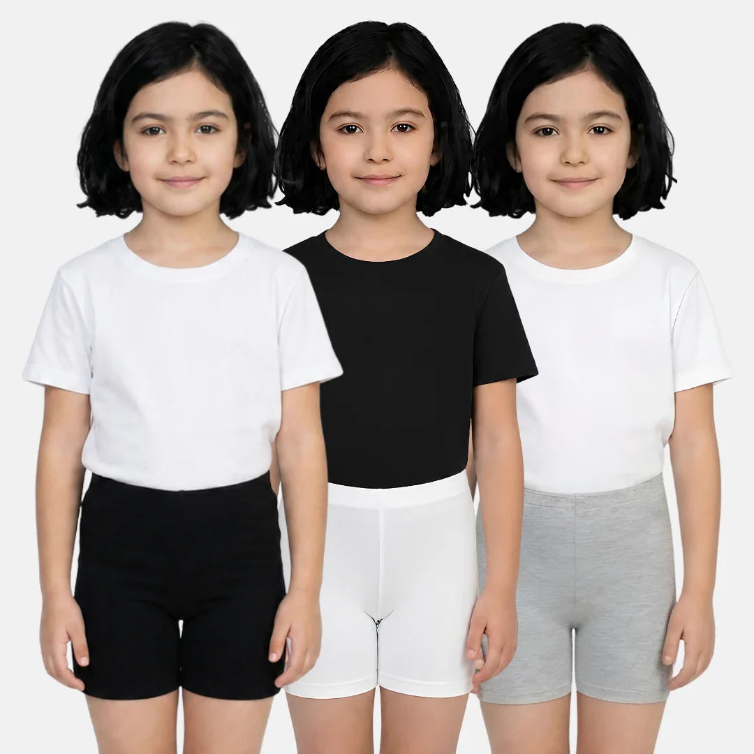 Kids Undershorts | Soft Fabric | Premium 4-way Stretch | Prevents Inner Thigh Chafing | Pack Of 3 - Image 10