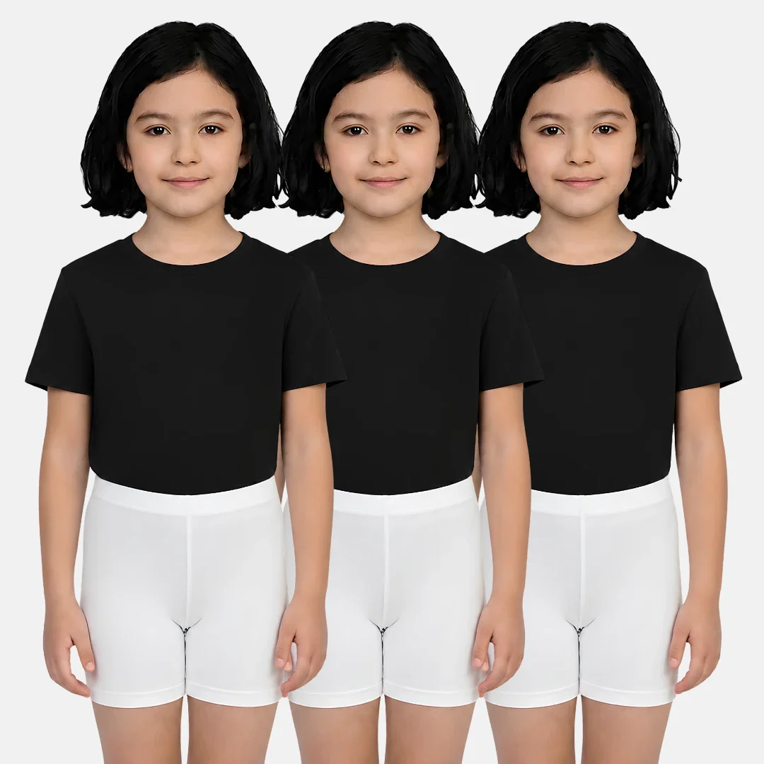 Kids Undershorts | Soft Fabric | Premium 4-way Stretch | Prevents Inner Thigh Chafing | Pack Of 3 - Image 8