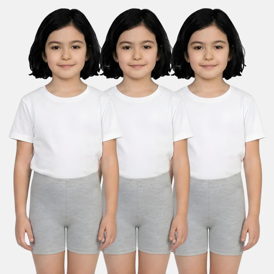 Kids Undershorts | Soft Fabric | Premium 4-way Stretch | Prevents Inner Thigh Chafing | Pack Of 3 - Image 9