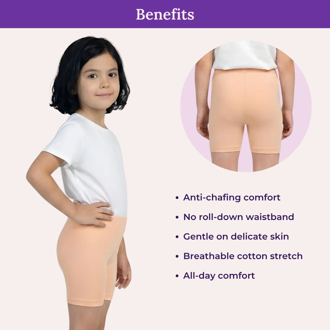 Comfortable Kids Undershorts | Quick-Dry | Ideal For Dresses | Prevents Inner Thigh Chafing - Image 5