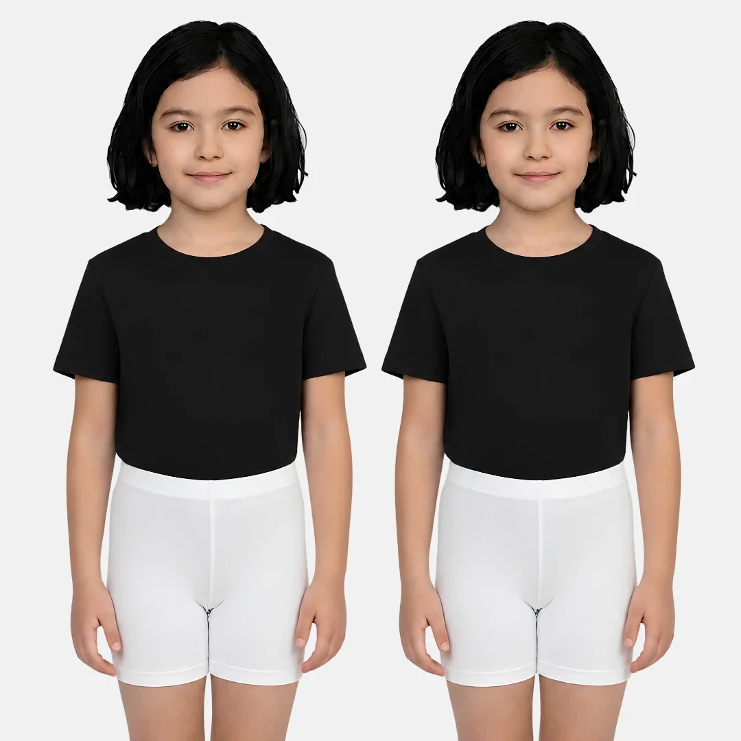 Soft Kids Undershorts | Gentle Waistband | Durable | Prevents Inner Thigh Chafing | Pack of 2 - Image 10