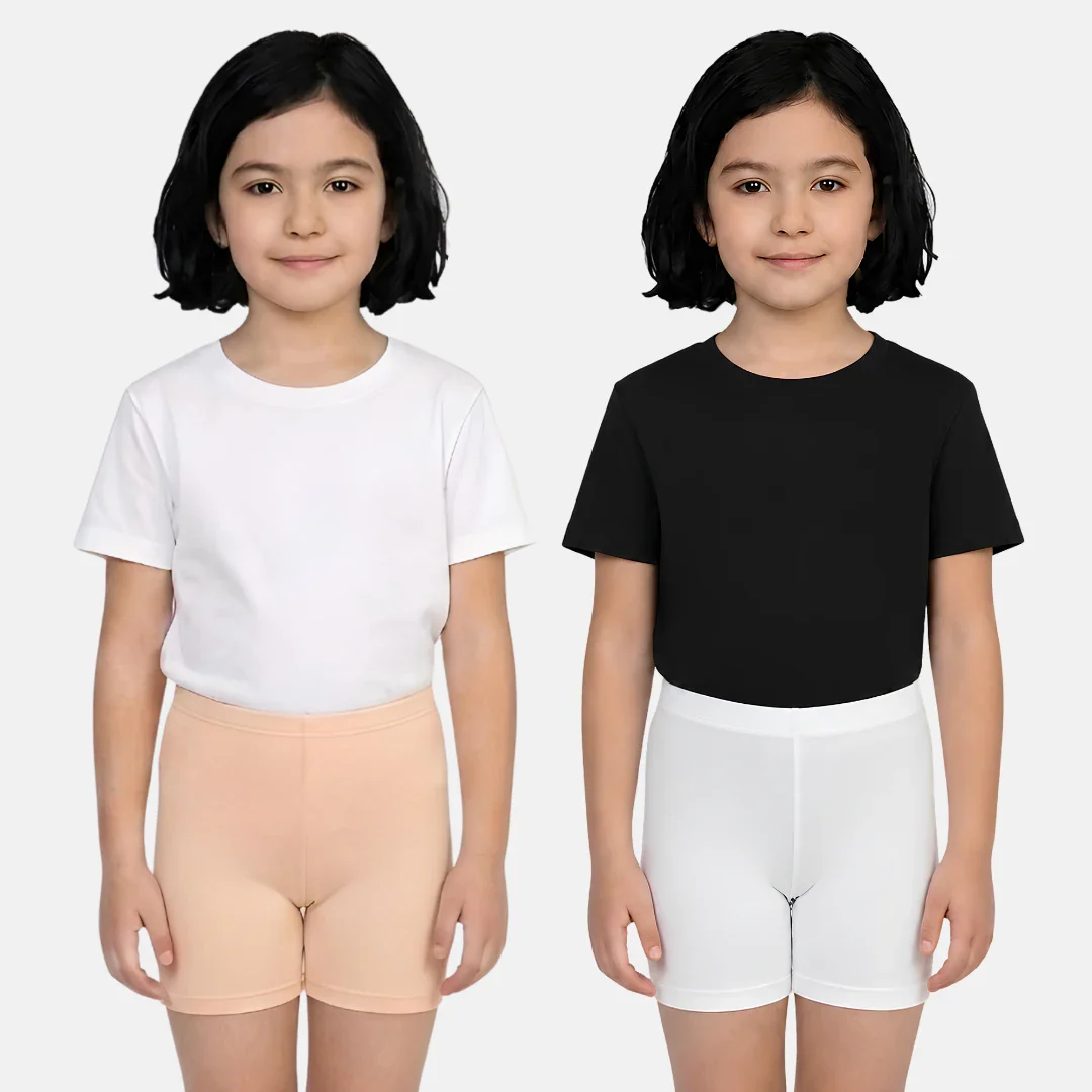 Soft Kids Undershorts | Gentle Waistband | Durable | Prevents Inner Thigh Chafing | Pack of 2 - Image 8