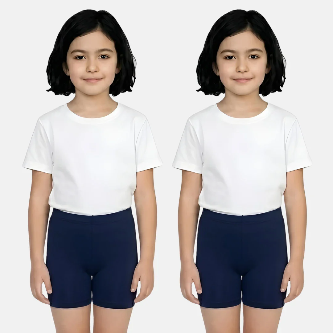 Soft Kids Undershorts | Gentle Waistband | Durable | Prevents Inner Thigh Chafing | Pack of 2 - Image 9