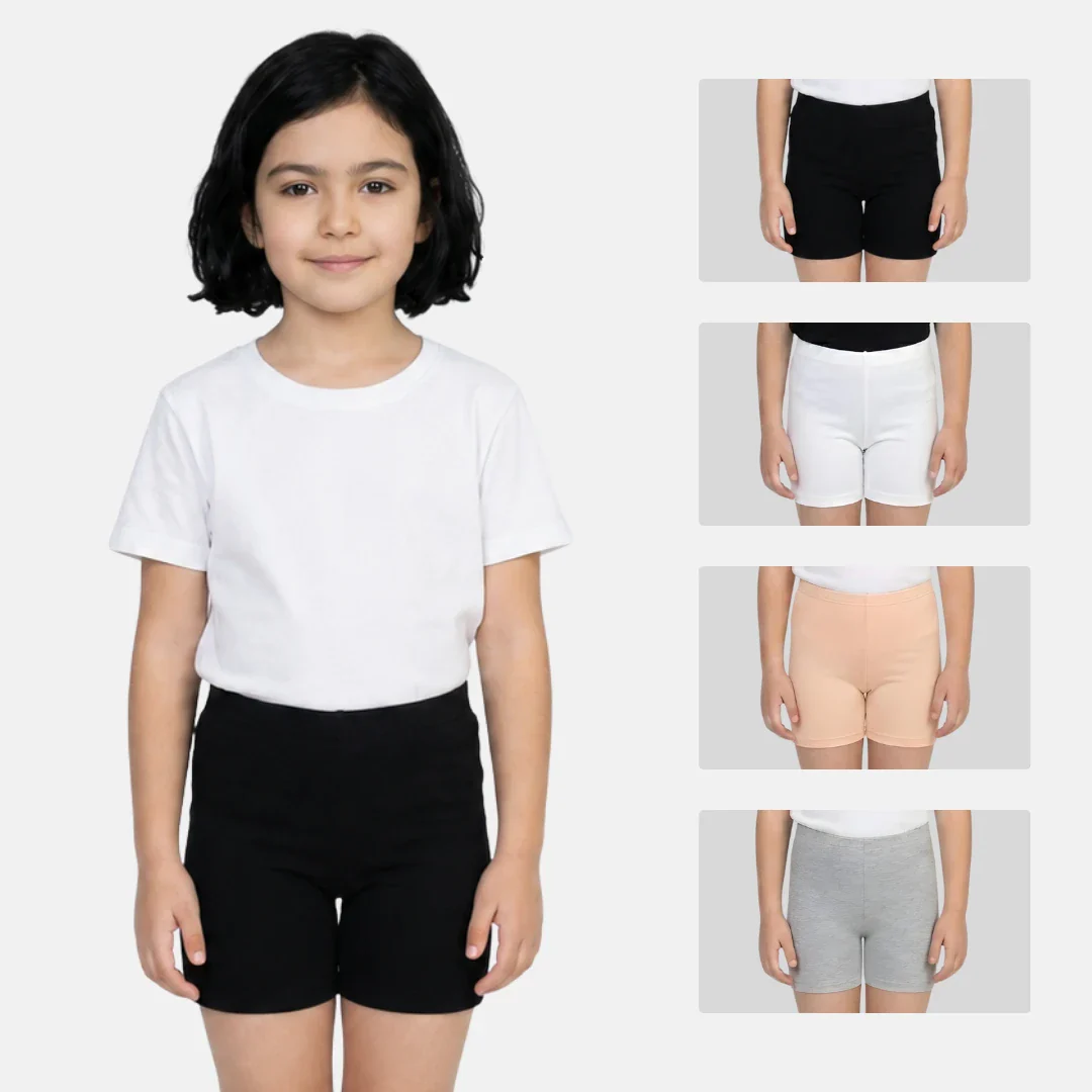 Kids Undershorts | Versatile | Soft Fabric | Quick-Dry | Prevents Inner Thigh Chafing | Pack of 4 - Image 13