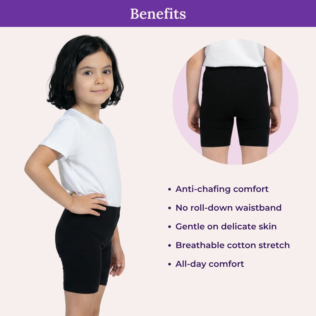 Kids Undershorts | Soft Fabric | Premium 4-way Stretch | Prevents Inner Thigh Chafing | Pack Of 3 - Image 5