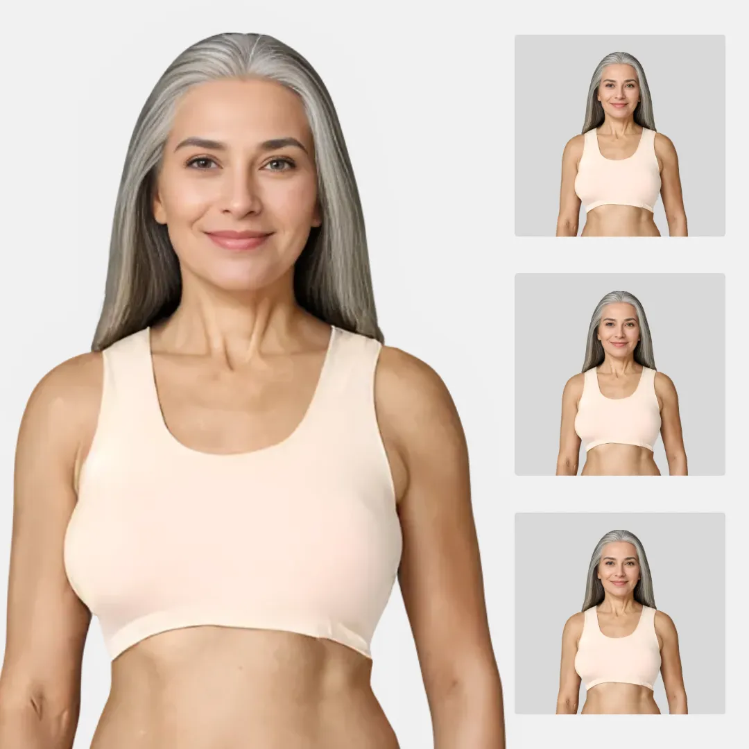 Lounge/Home Bra | Non Padded | Non Wired | Racerback | Full Coverage | 3 Pack - Image 10