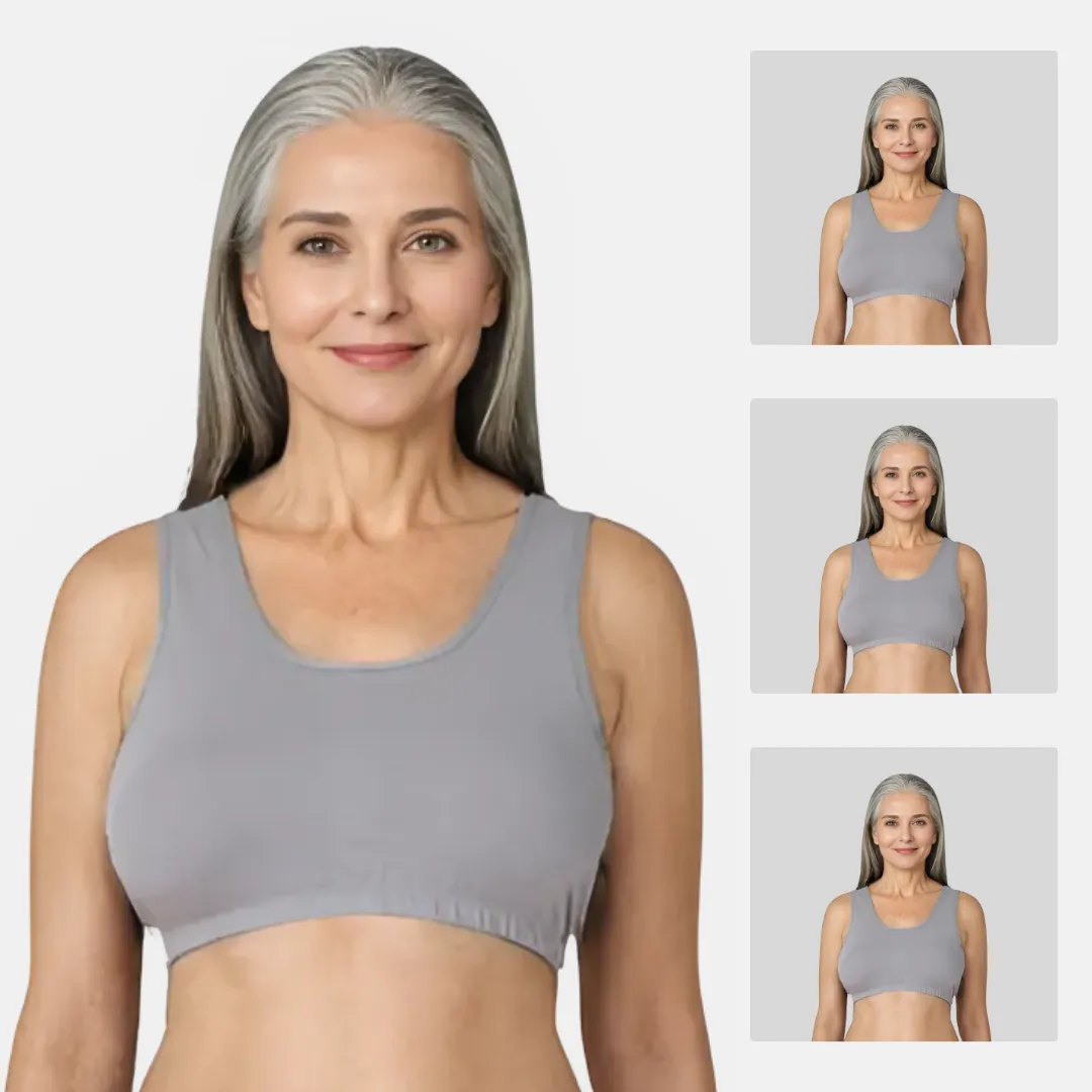 Lounge/Home Bra | Non Padded | Non Wired | Racerback | Full Coverage | 3 Pack - Image 11