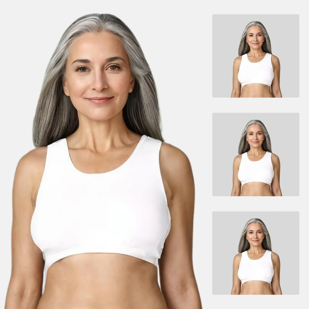 Lounge/Home Bra | Non Padded | Non Wired | Racerback | Full Coverage | 3 Pack - Image 9