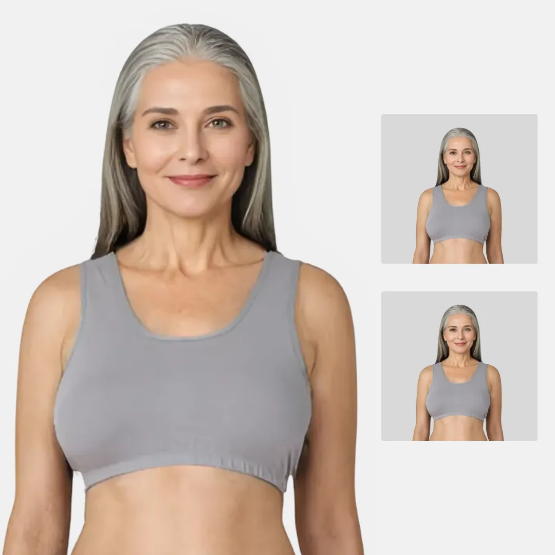 Lounge/Home Bra | Non Padded | Non Wired | Racerback | Full Coverage | 2 Pack - Image 11