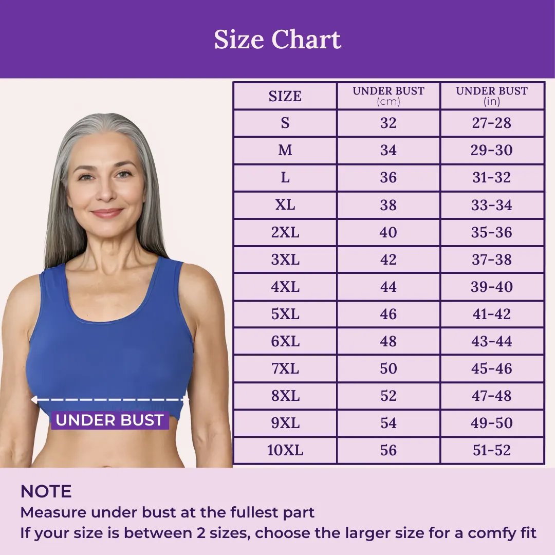 Lounge/Home Bra | Non Padded | Non Wired | Racerback | Full Coverage | 2 Pack - Image 3