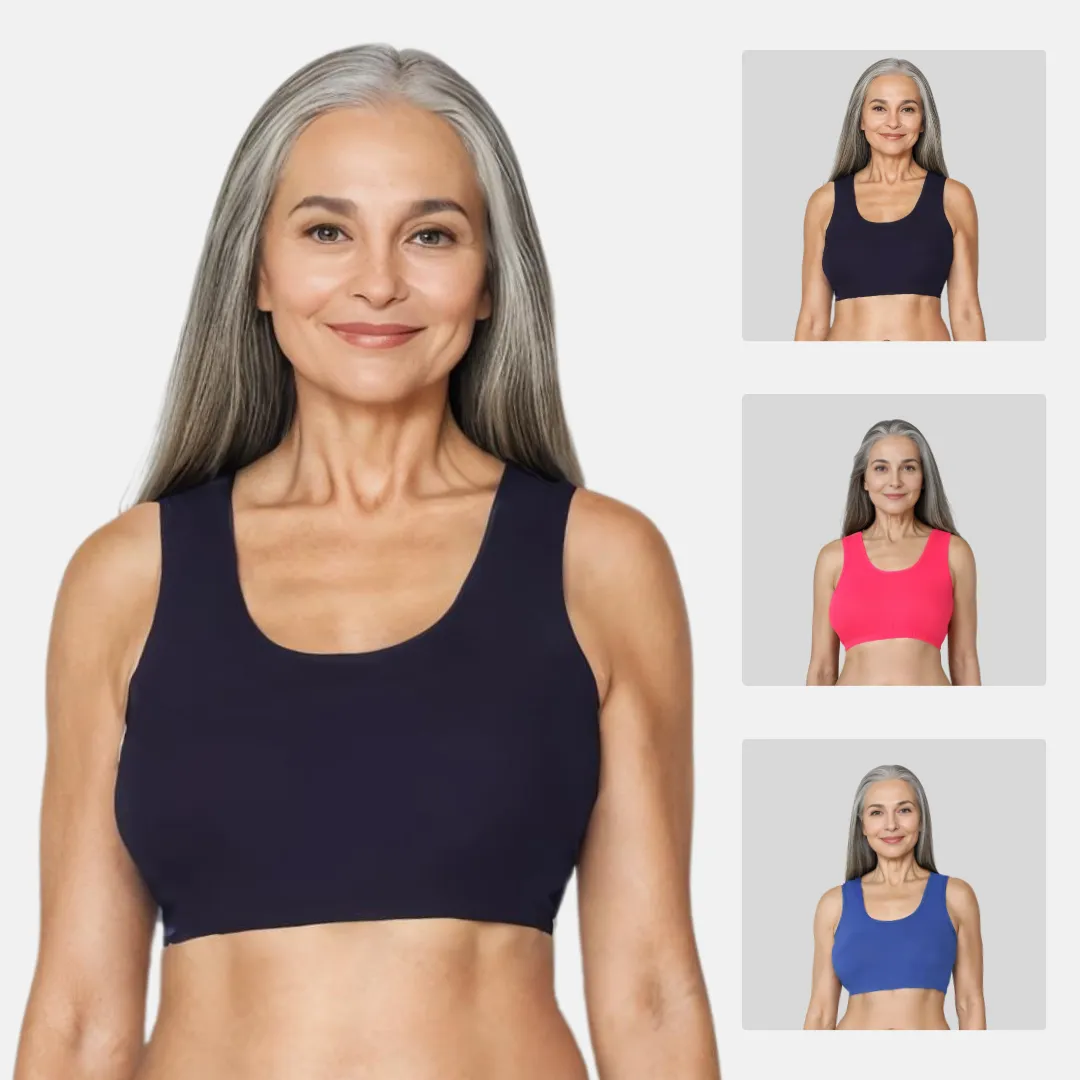 Lounge/Home Bra | Non Padded | Non Wired | Racerback | Full Coverage | 3 Pack