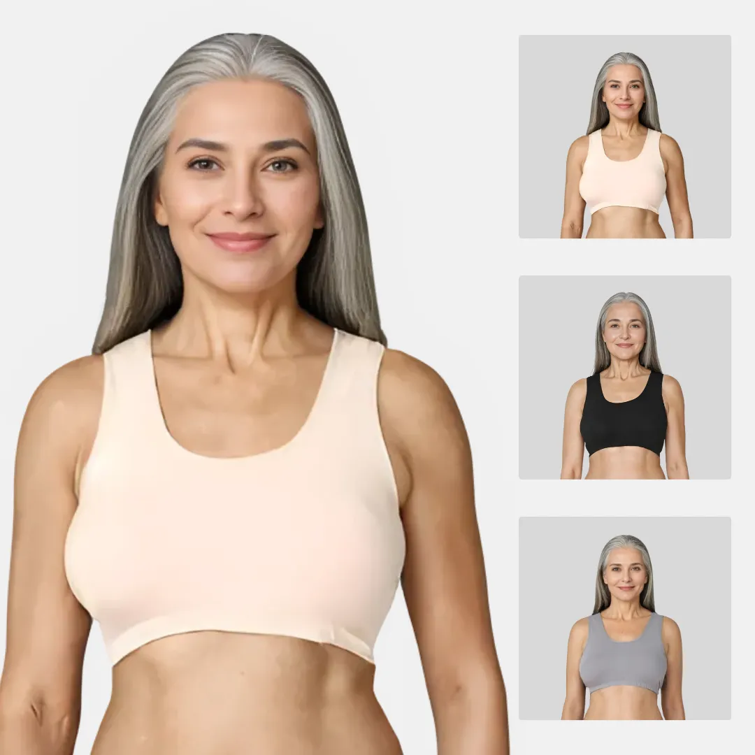 Lounge/Home Bra | Non Padded | Non Wired | Racerback | Full Coverage | 3 Pack - Image 12
