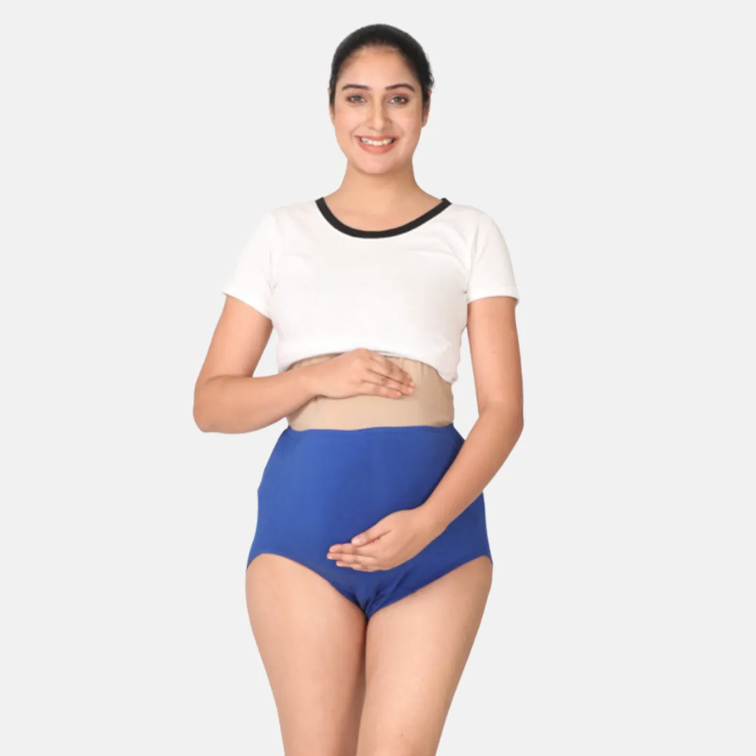 Maternity Belly Panel Panty | High Waist Full Coverage | Full Belly Support | Recommended For 3rd Trimester - Image 11