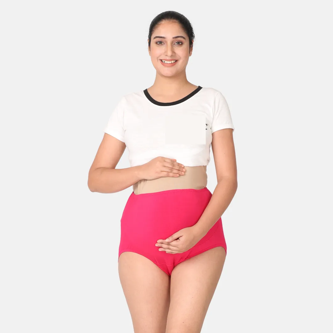 Maternity Belly Panel Panty | High Waist Full Coverage | Full Belly Support | Recommended For 3rd Trimester - Image 12
