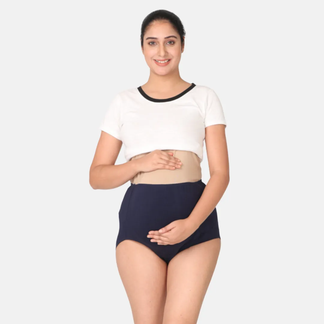 Maternity Belly Panel Panty | High Waist Full Coverage | Full Belly Support | Recommended For 3rd Trimester - Image 9