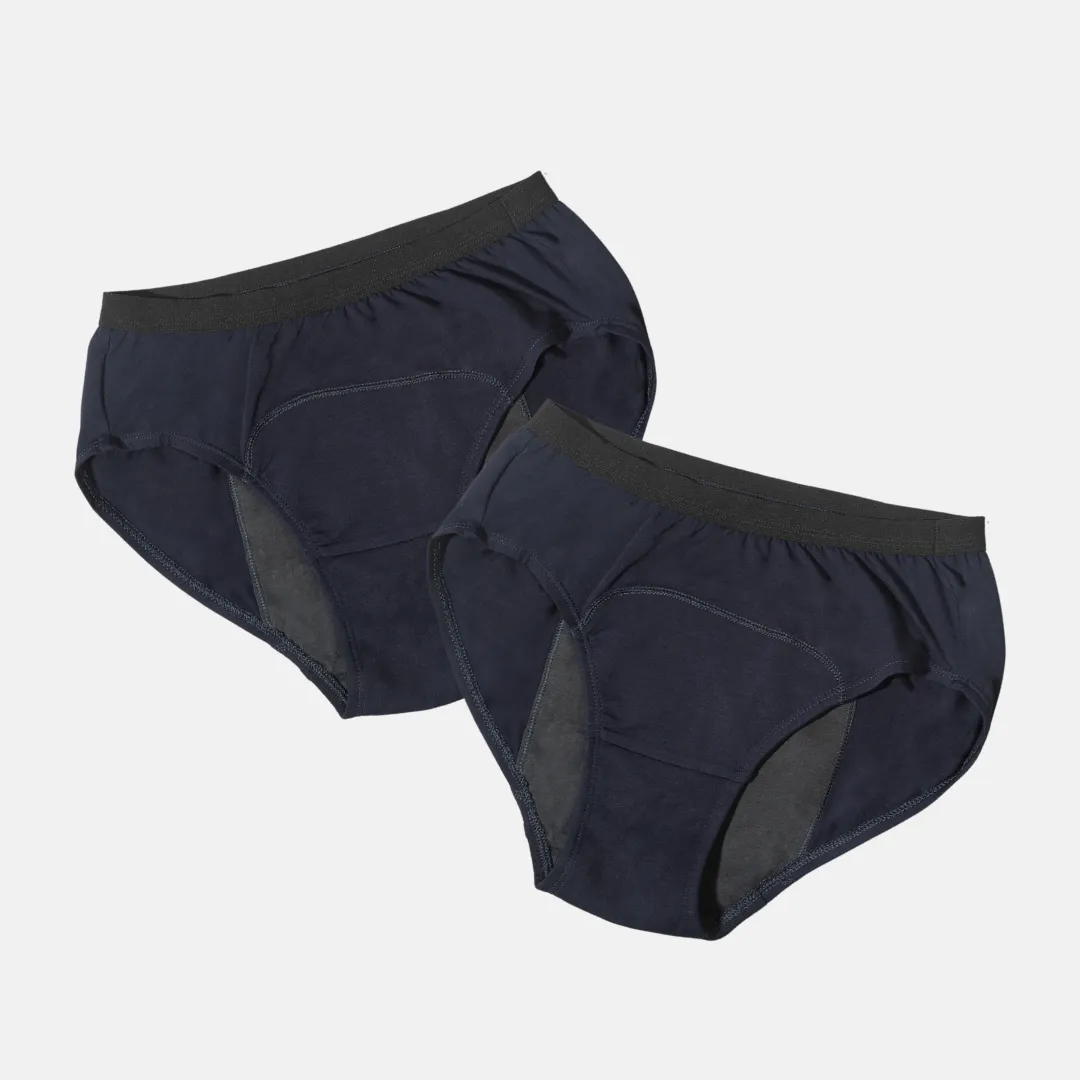 Teen Modal  Period Panties | Hipster Fit | Prevents Front & Back Stains | 2 Pack - Image 15