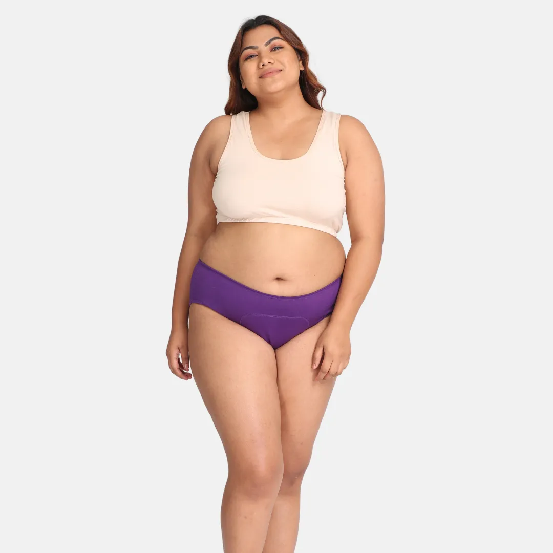 Curvy Women Period Panties For Stain Free Period | Hipster Fit | Leak Proof | Use with Pad For Hygiene | Prevents Front & Back Stains - Image 13