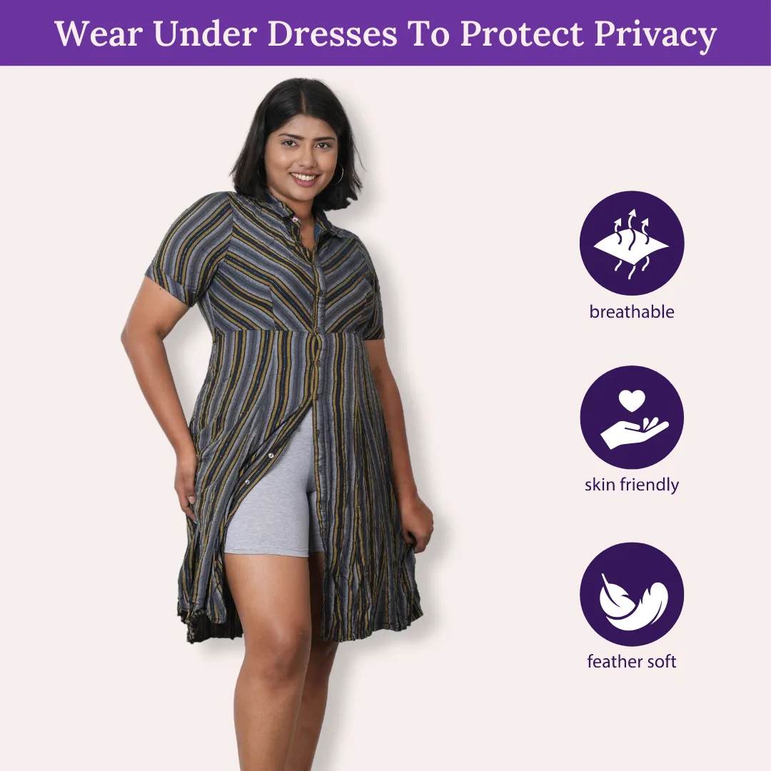 Plus Size Under Dress Shorts | Full Hip Coverage | Prevents Inner Thigh Chafing - Image 5