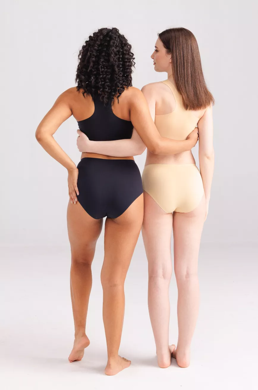 HYDRASKIN™ Sports Panty | Yoga Panty | Collagen-Infused | Seamless | Absorbs 35% Faster | Releases Moisture 15% Faster | 15% More Cooling Power | Ultra-Light| Pack of 2 - Image 6