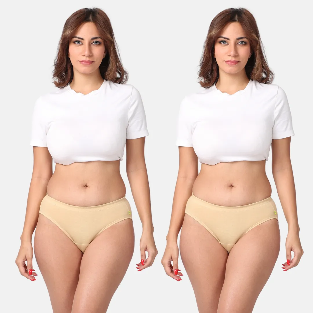 Incontinence Panties | Mid Waist | Leakproof Crotch | Holds Leaks Up To 25ml | Full Hip & Back Coverage | Pack Of 2 - Image 18