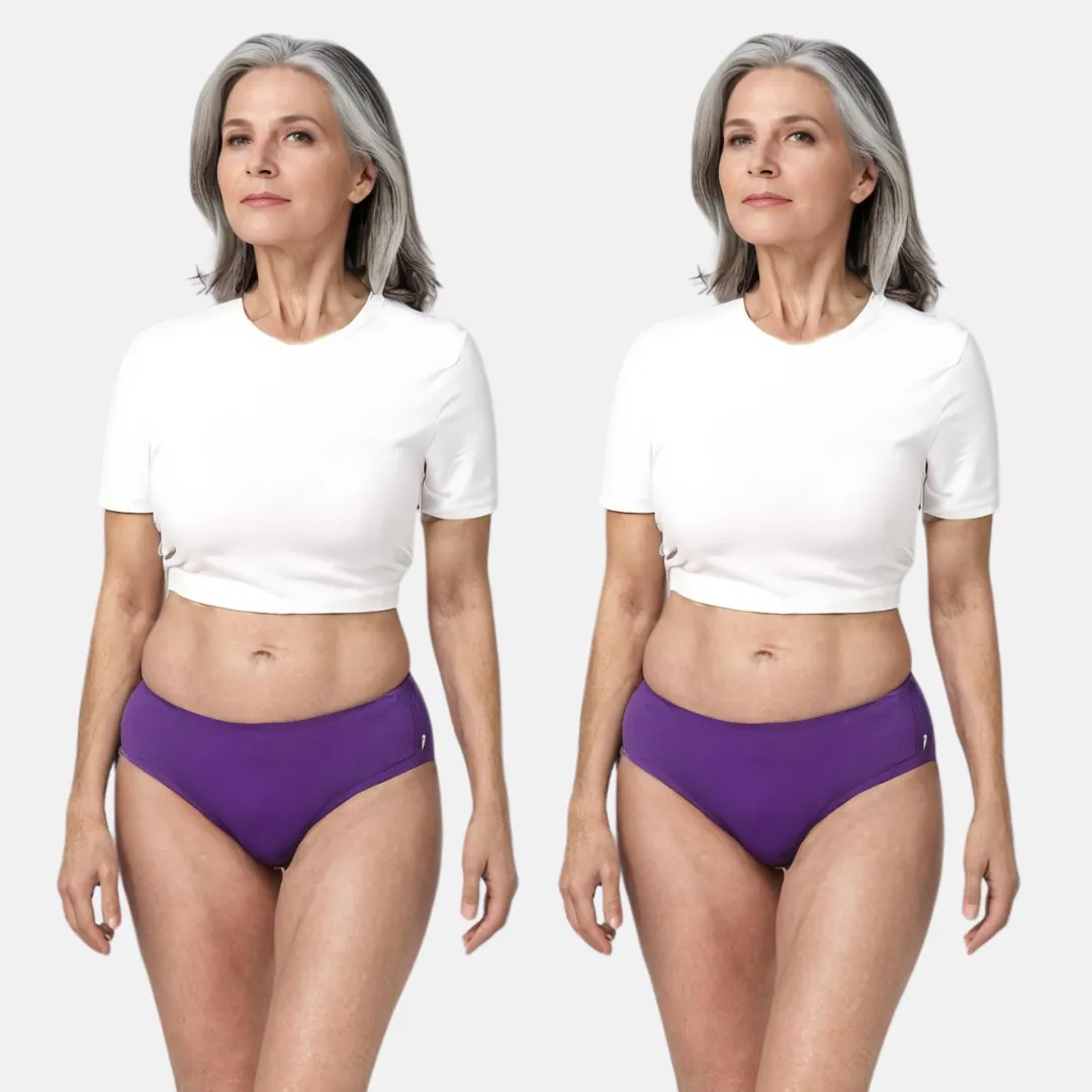 Incontinence Panties | Mid Waist | Leakproof Crotch | Holds Leaks Up To 25ml | Full Hip & Back Coverage | Pack Of 2 - Image 12