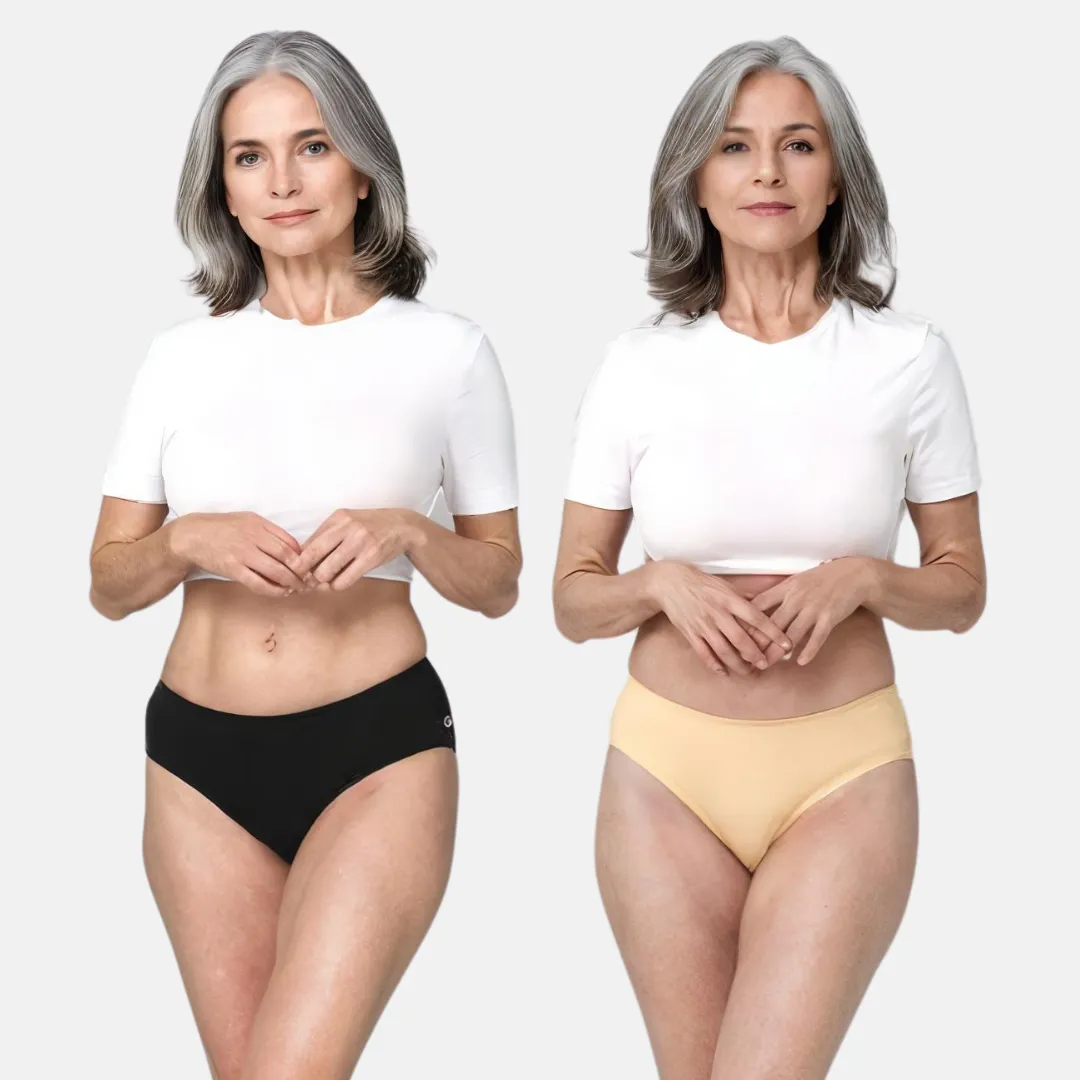Incontinence Panties | Mid Waist | Leakproof Crotch | Holds Leaks Up To 25ml | Full Hip & Back Coverage | Pack Of 2 - Image 13
