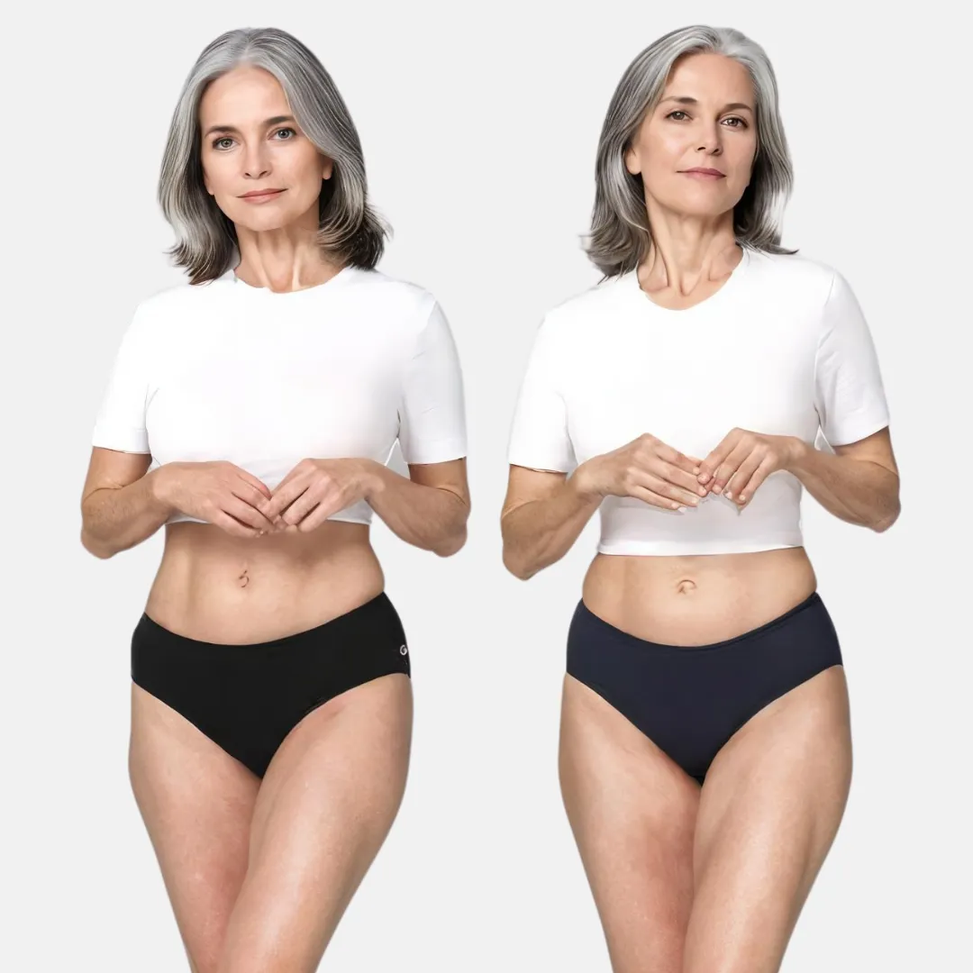 Incontinence Panties | Mid Waist | Leakproof Crotch | Holds Leaks Up To 25ml | Full Hip & Back Coverage | Pack Of 2 - Image 16