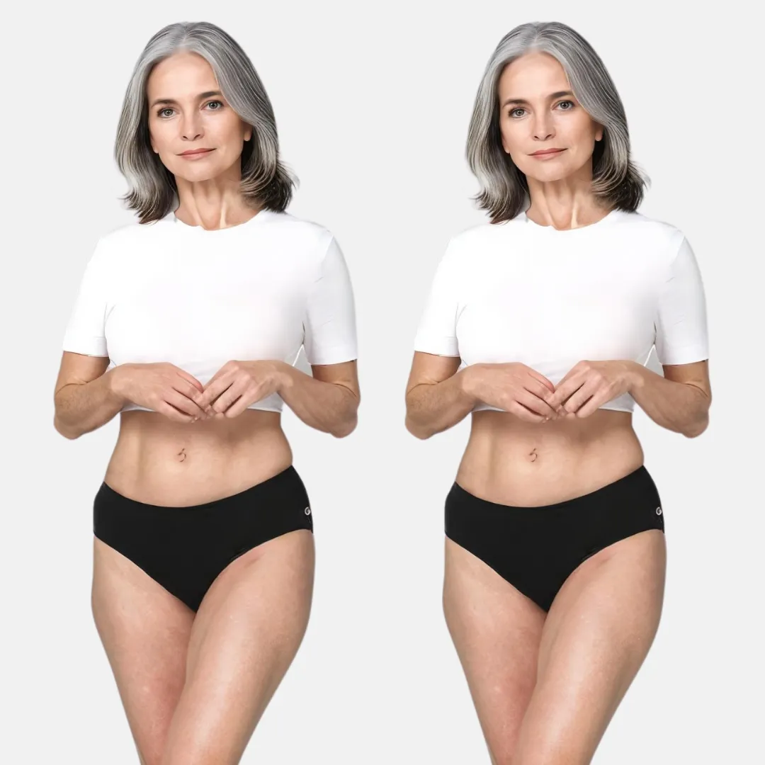 Incontinence Panties | Mid Waist | Leakproof Crotch | Holds Leaks Up To 25ml | Full Hip & Back Coverage | Pack Of 2 - Image 17