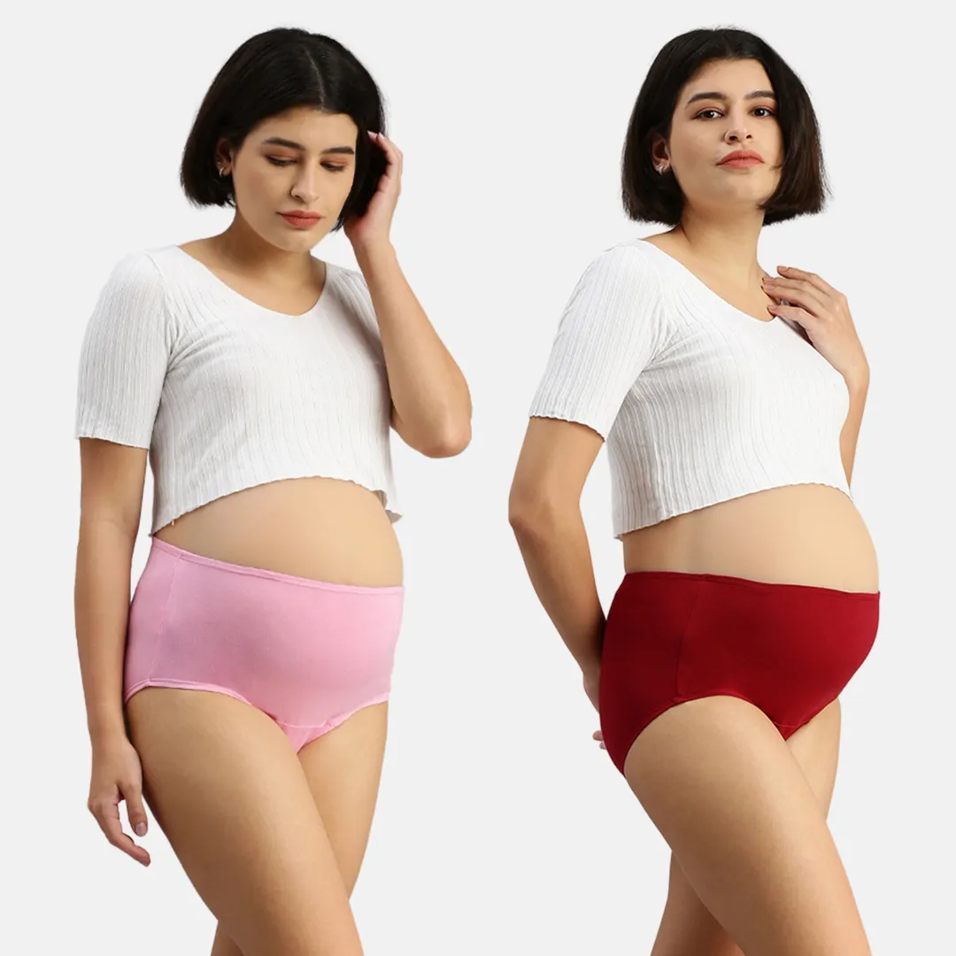 Maternity Panty | No Exposed Elastic | Comfy For Belly | 2-Pack - Image 10