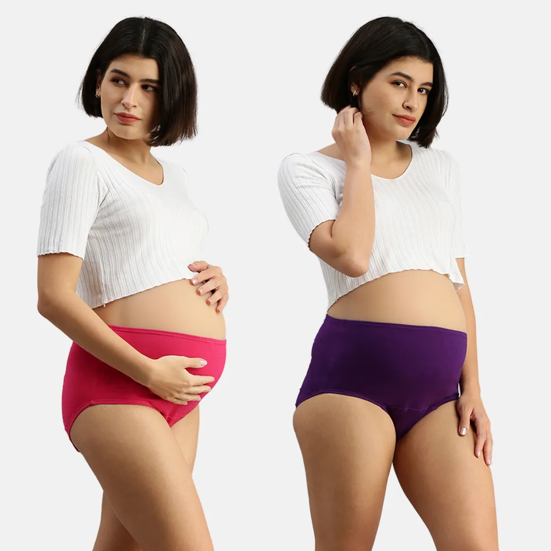 Maternity Panty | No Exposed Elastic | Comfy For Belly | 2-Pack - Image 11