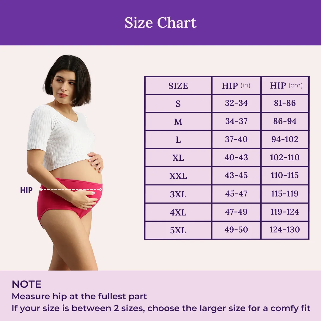 Maternity Panty | No Exposed Elastic | Comfy For Belly | 2-Pack - Image 3