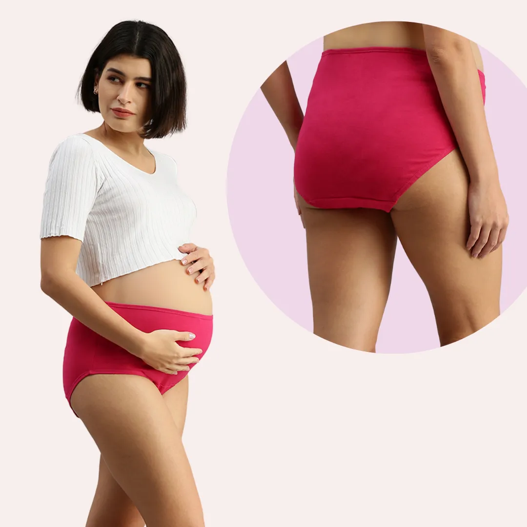 Maternity Panty | No Exposed Elastic | Comfy For Belly | 2-Pack - Image 4