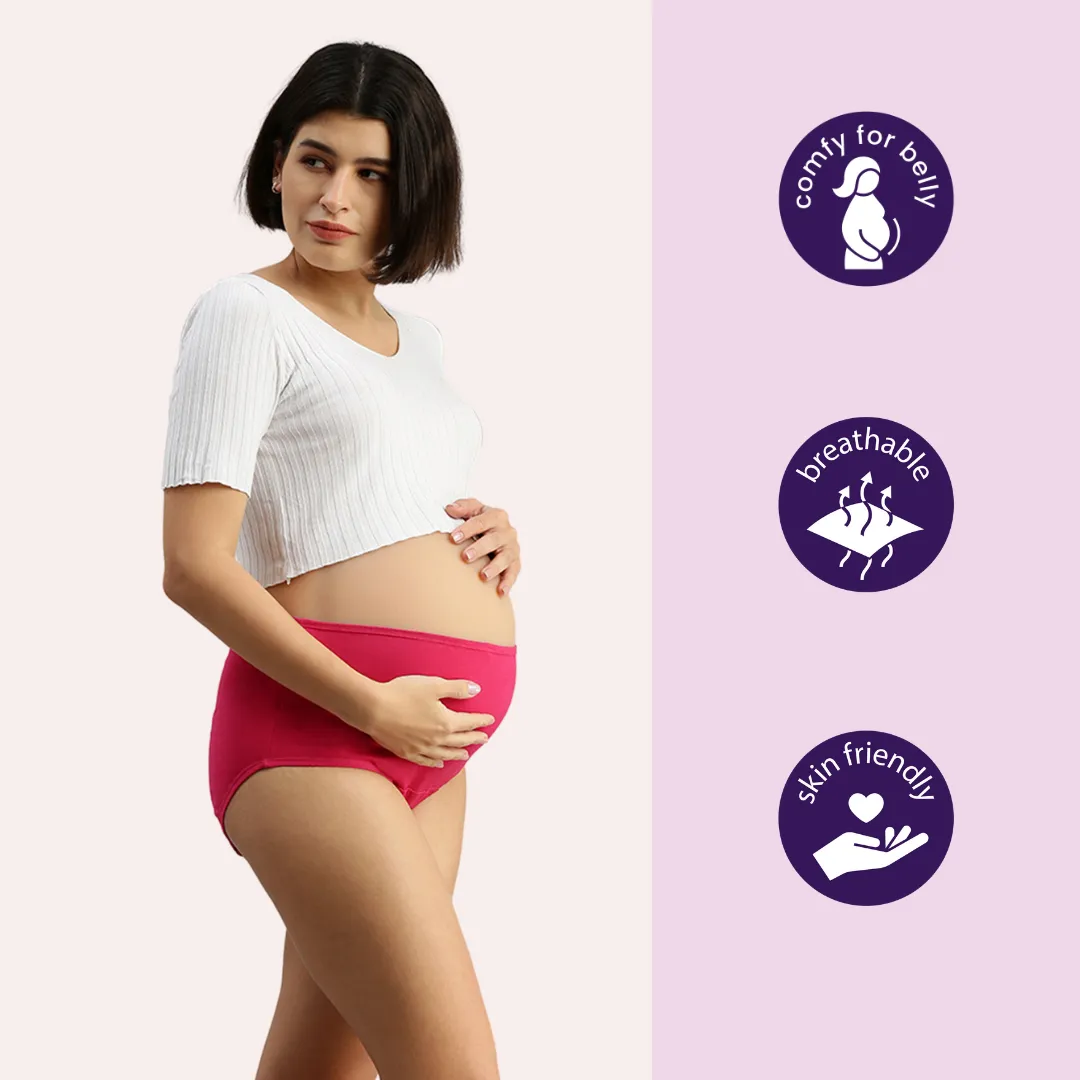 Maternity Panty | No Exposed Elastic | Comfy For Belly | 2-Pack - Image 6