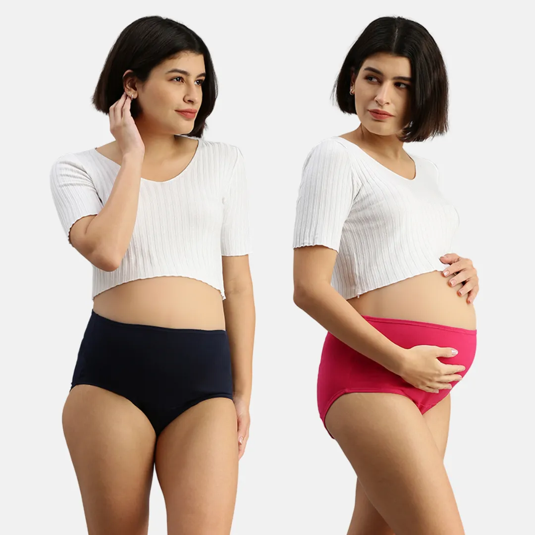 Maternity Panty | No Exposed Elastic | Comfy For Belly | 2-Pack - Image 9