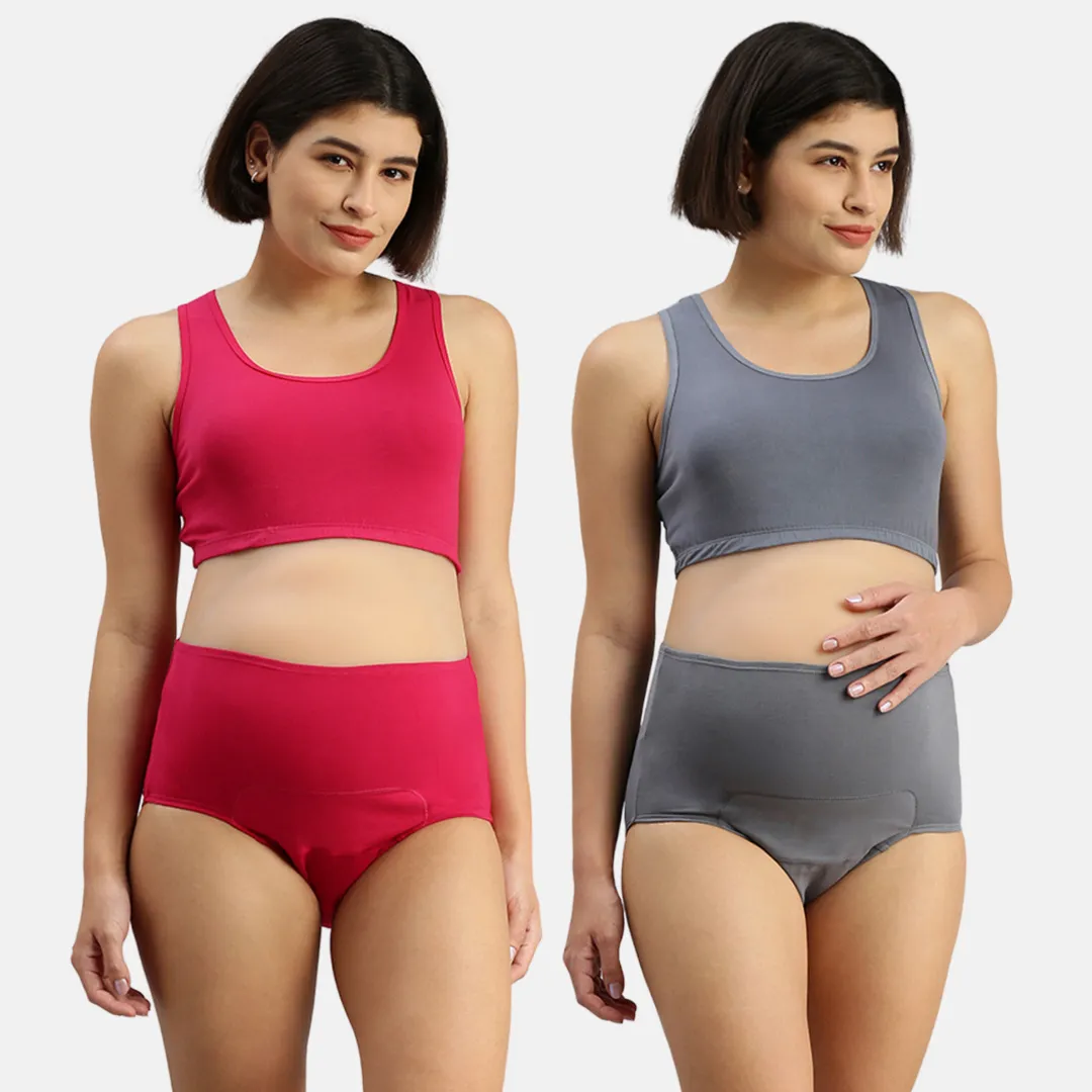 Postpartum Underwear | Leakproof Crotch | Breathable | 2-Pack - Image 10
