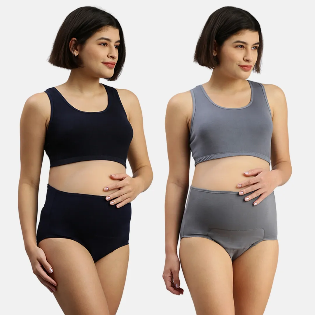 Postpartum Underwear | Leakproof Crotch | Breathable | 2-Pack - Image 11