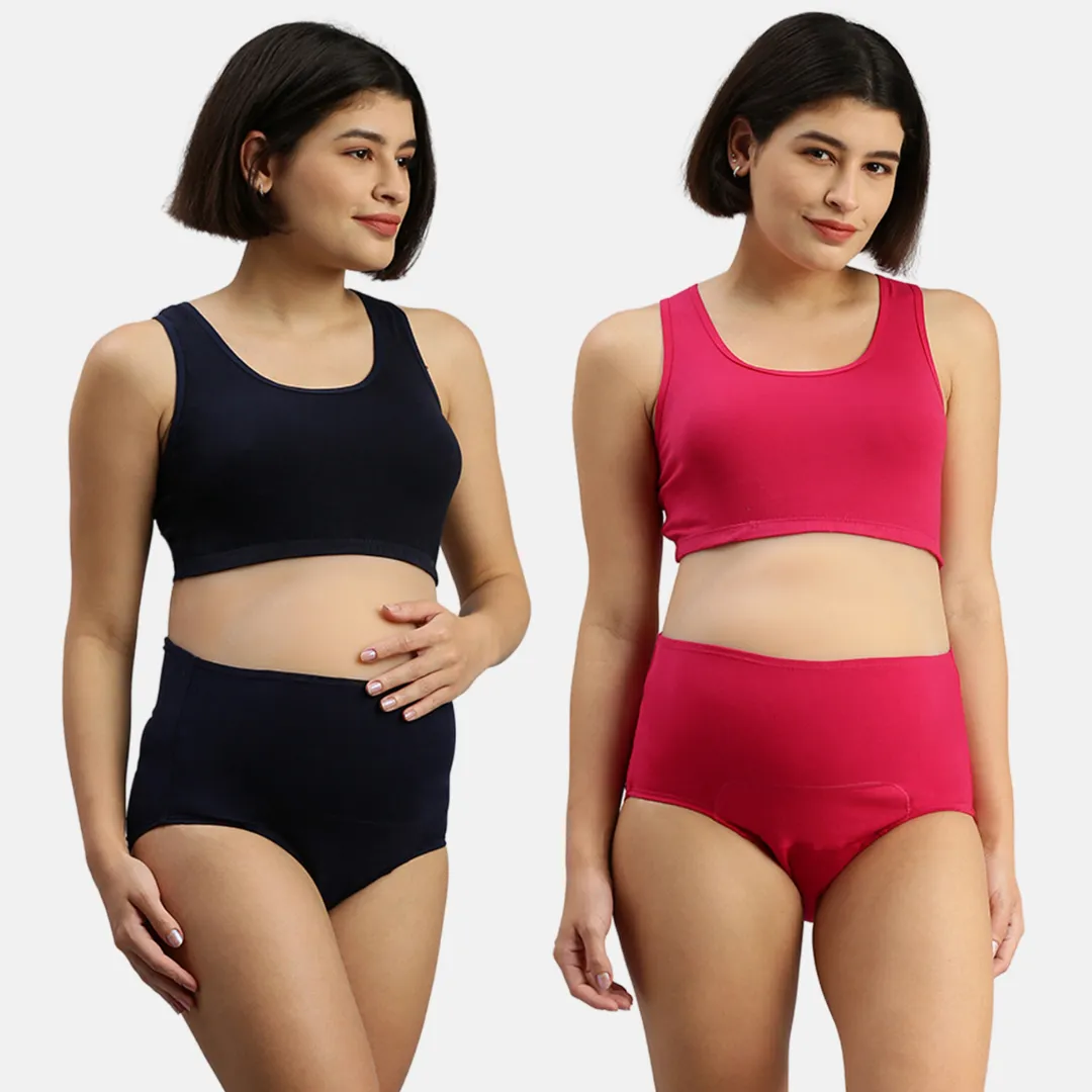 Postpartum Underwear | Leakproof Crotch | Breathable | 2-Pack - Image 12
