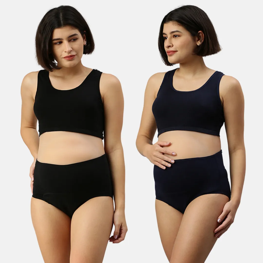 Postpartum Underwear | Leakproof Crotch | Breathable | 2-Pack - Image 13