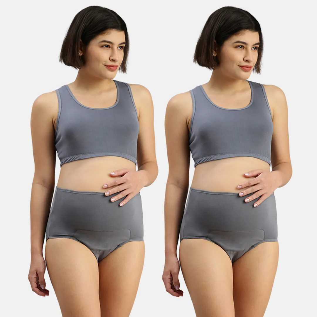 Postpartum Underwear | Leakproof Crotch | Breathable | 2-Pack - Image 15