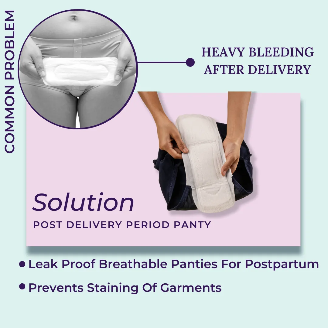 Postpartum Underwear | Leakproof Crotch | Breathable | 2-Pack - Image 5