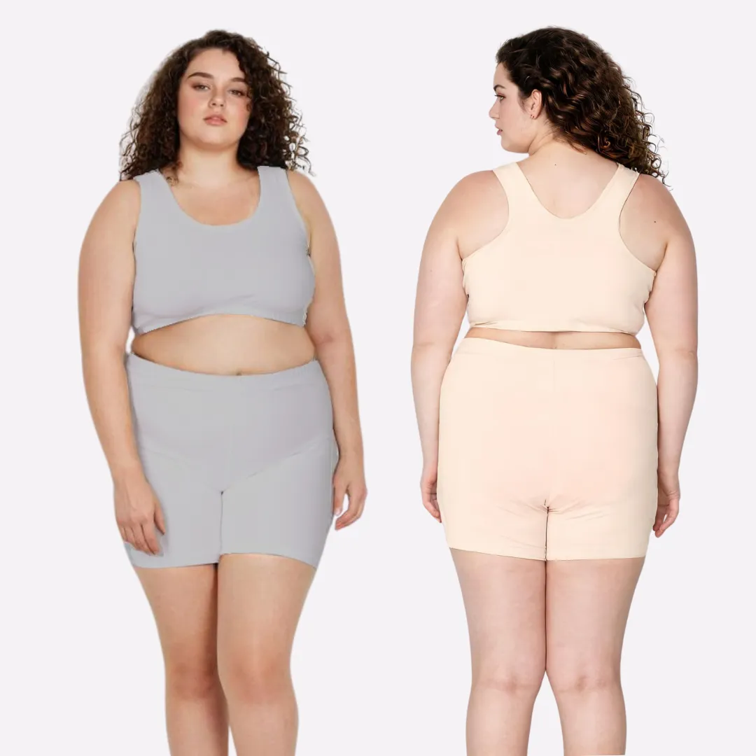 Plus Size Under Dress Shorts | Full Hip Coverage | Prevents Inner Thigh Chafing | Pack Of 2 - Image 15