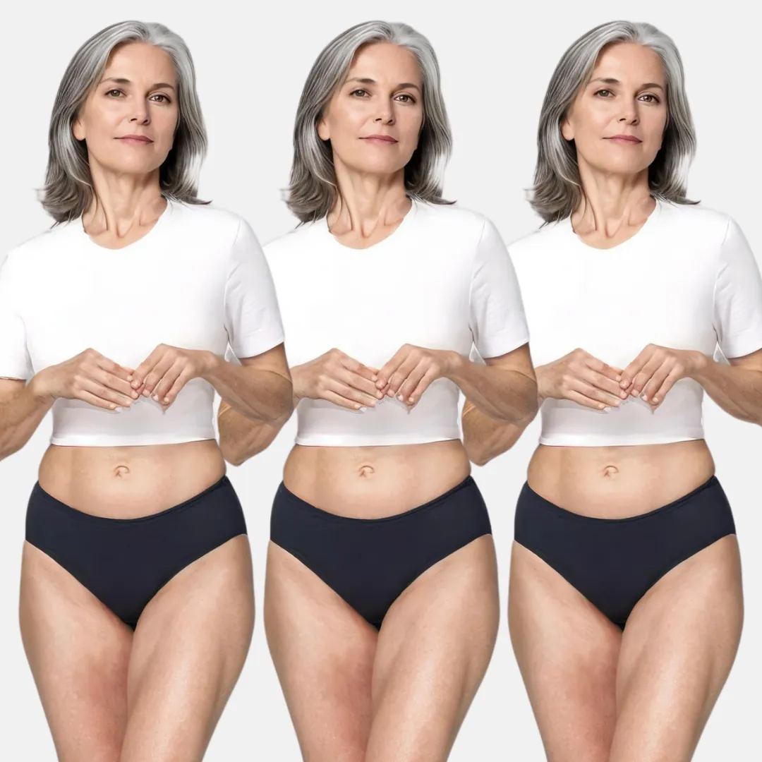 Incontinence Panties | Mid Waist | Leakproof Crotch | Absorbs 25ml Of Leaks | Reusable & Washable | Pack Of 3 - Image 13
