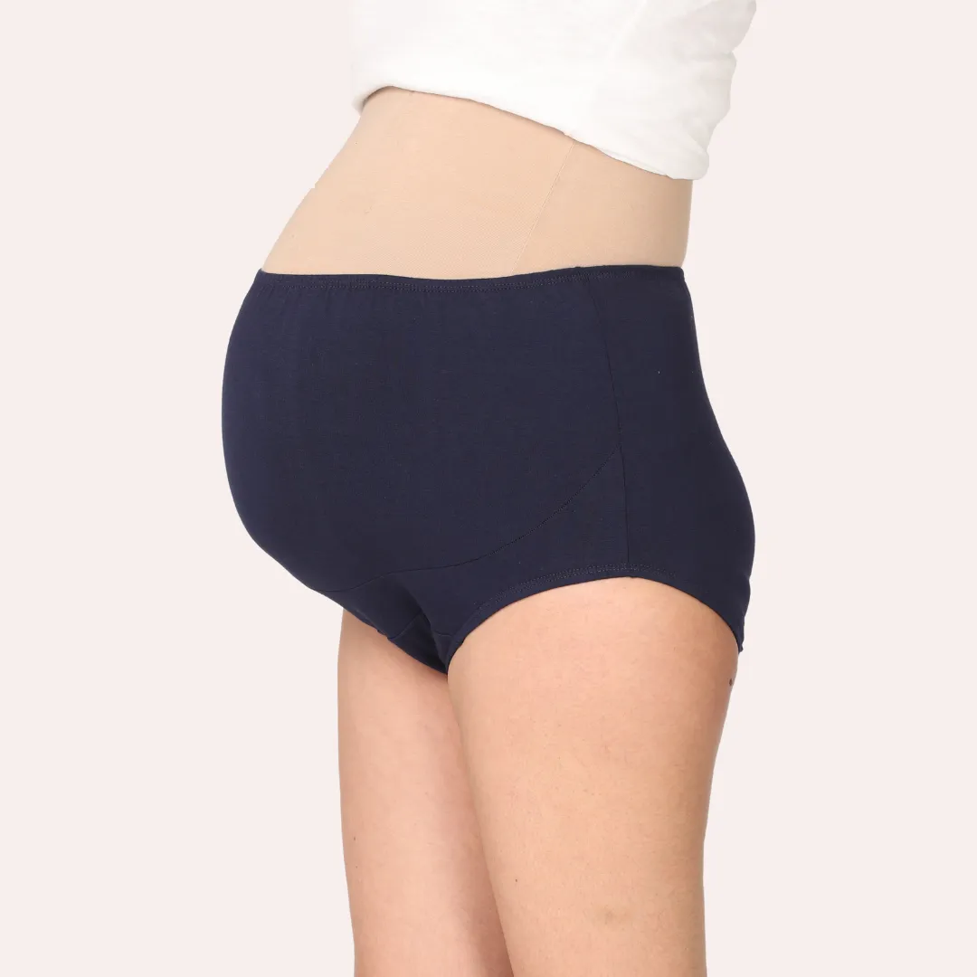 Maternity Belly Panel Panty | High Waist Full Coverage | Full Belly Support | Recommended For 3rd Trimester - Image 5